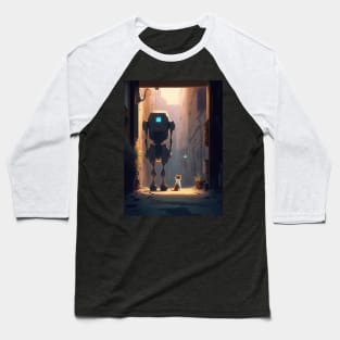 Cat x Bot Baseball T-Shirt